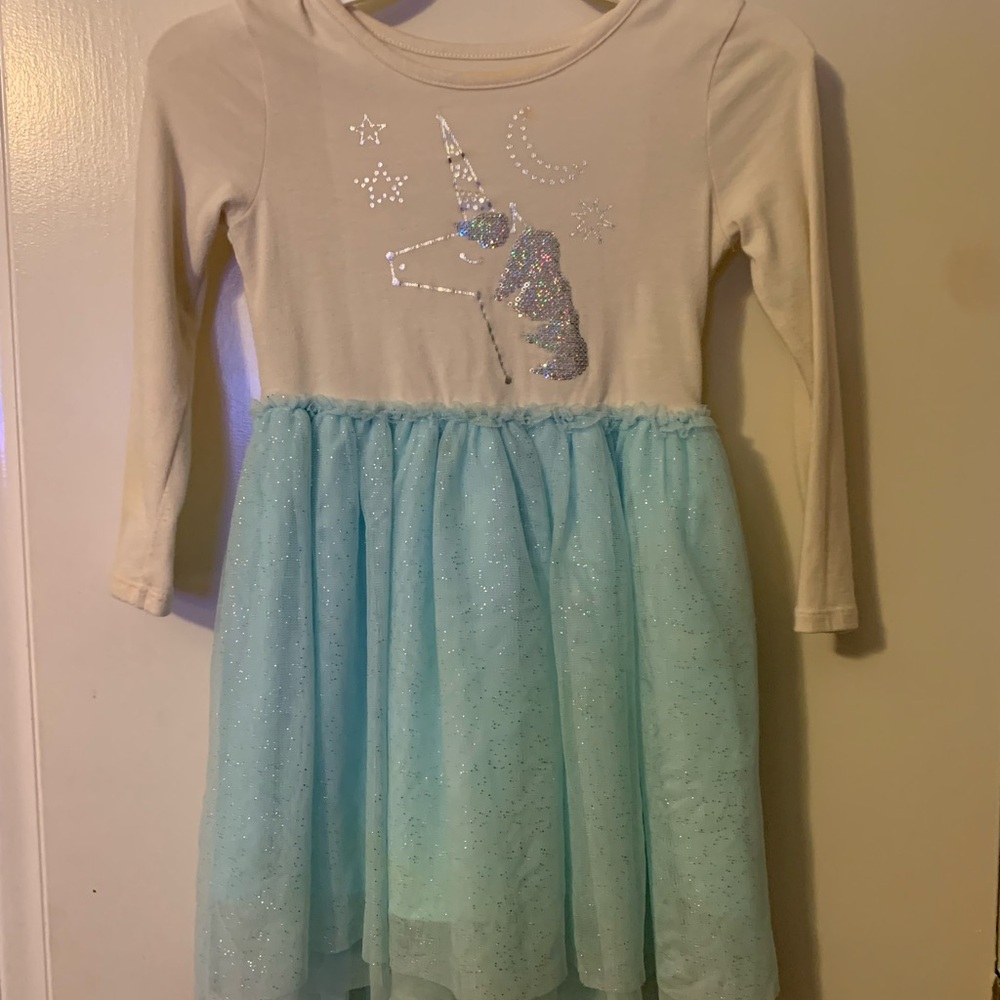 Cat & Jack Cream Top with Silver Accents
